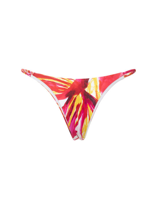 Mini ring printed bikini bottom - Louisa Ballou - Women  | Luisaviaroma