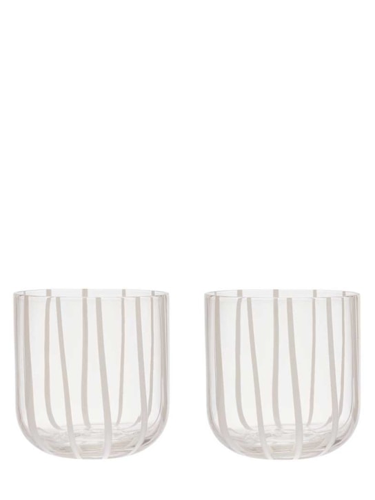 Oyoy: Mizu玻璃杯2个套装 - 透明 - ecraft_0 | Luisa Via Roma