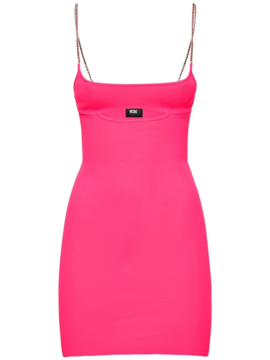 GCDS: Vestido corto - Fucsia - women_0 | Luisa Via Roma