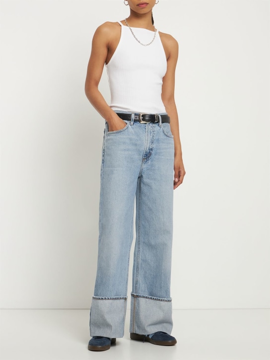 Agolde: Débardeur Mina - Blanc - women_1 | Luisa Via Roma