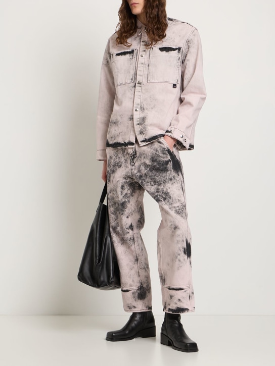 Oamc: Falesia 데님 셔츠 - 로즈 - men_1 | Luisa Via Roma