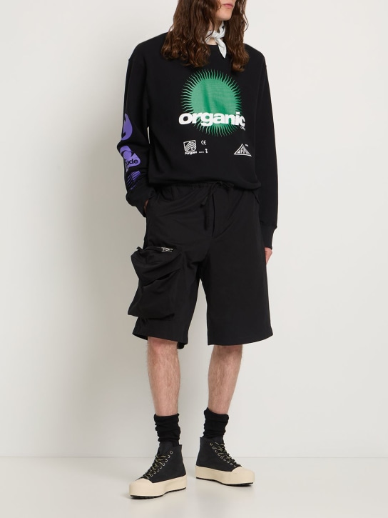 Oamc: Cove cargo shorts - Black - men_1 | Luisa Via Roma