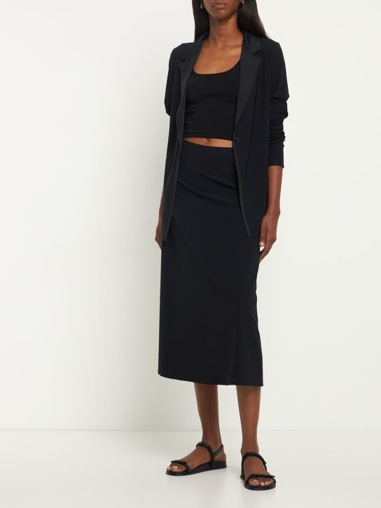 Alphatauri: Jupe en jersey Sensitive Peus - Noir - women_1 | Luisa Via Roma