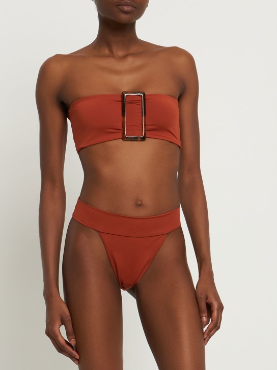 Weworewhat: バンドゥビキニトップ - テラコッタ - women_1 | Luisa Via Roma