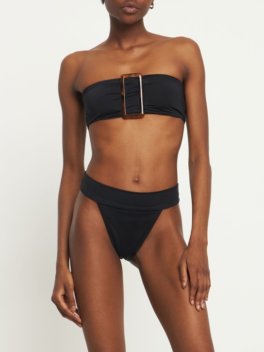 Weworewhat: Haut de bikini bandeau - Noir - women_1 | Luisa Via Roma