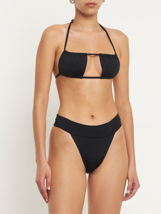 Weworewhat: Cheeky比基尼泳裤 - 黑色 - women_1 | Luisa Via Roma