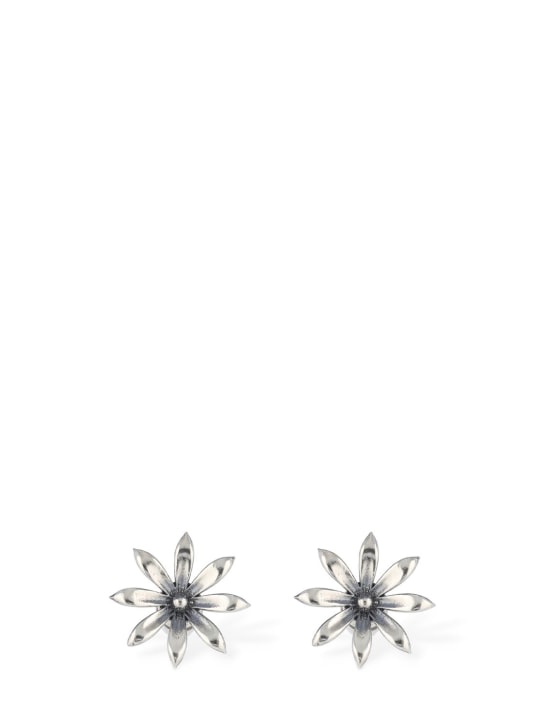 Kusikohc: Flower stud earrings - Silber - men_0 | Luisa Via Roma