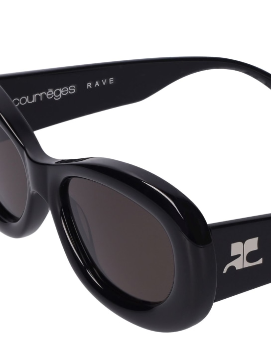 Courreges: Rave round acetate sunglasses - women_1 | Luisa Via Roma