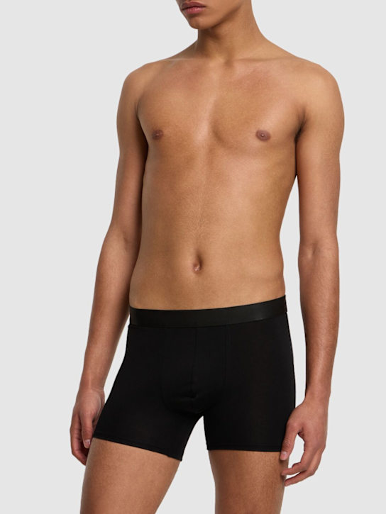 CDLP: Pack of 3 lyocell boxer briefs - men_1 | Luisa Via Roma