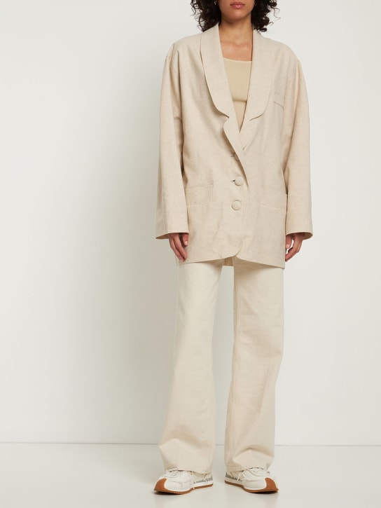 Fête Impériale: Blazer de algodón - Blanco - women_1 | Luisa Via Roma