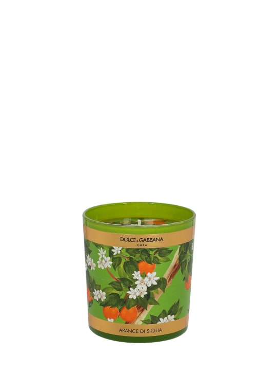 Dolce&Gabbana: Sicilian Orange scented candle - Yeşil - ecraft_0 | Luisa Via Roma