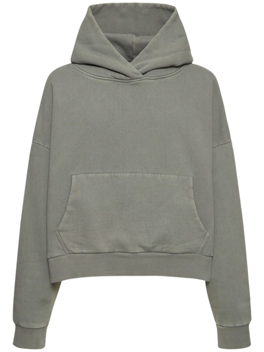 Entire Studios: Heavy hoodie sweatshirt - Grey - women_0 | Luisa Via Roma