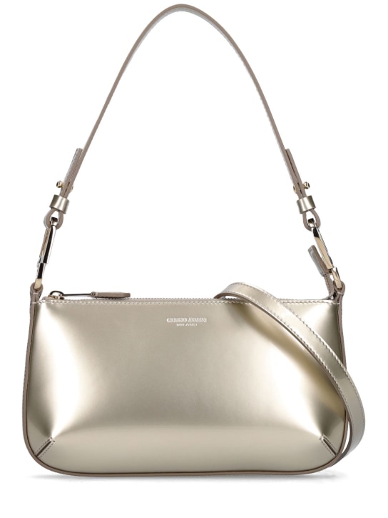 Giorgio Armani: Small smooth leather shoulder bag - women_0 | Luisa Via Roma