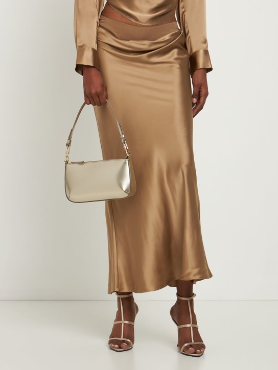 Giorgio Armani: Small smooth leather shoulder bag - women_1 | Luisa Via Roma