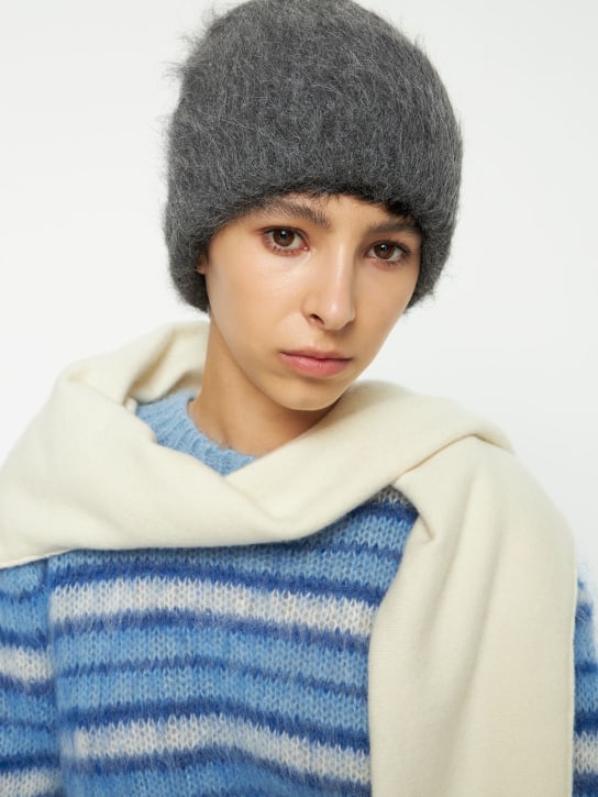 Berretto In Maglia Pesante ONLY Onlcene Life Per Donna, Colore Beige, Realizzato In Poliestere Riciclato
