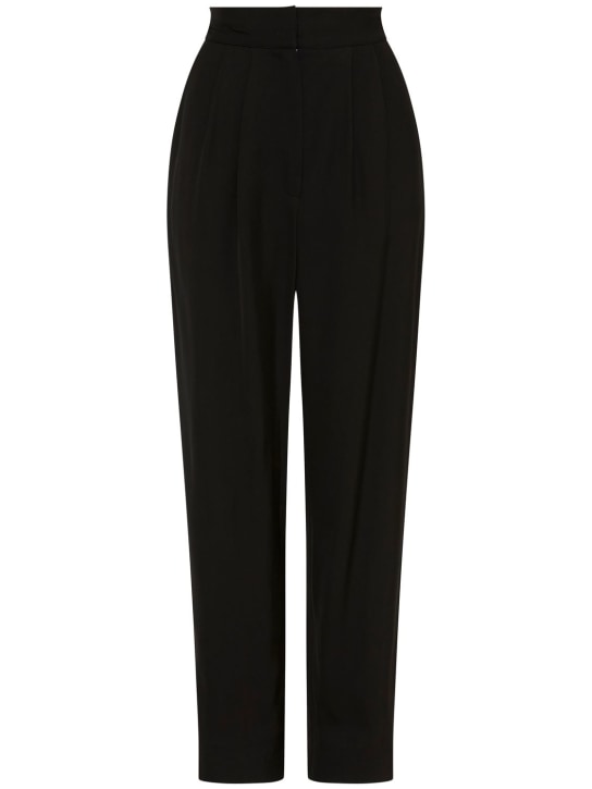 High waist pleated twill pants - St. Agni - Women | Luisaviaroma