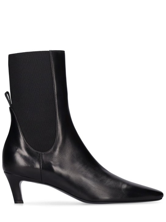 Toteme: 50mm Leather ankle boots - women_0 | Luisa Via Roma