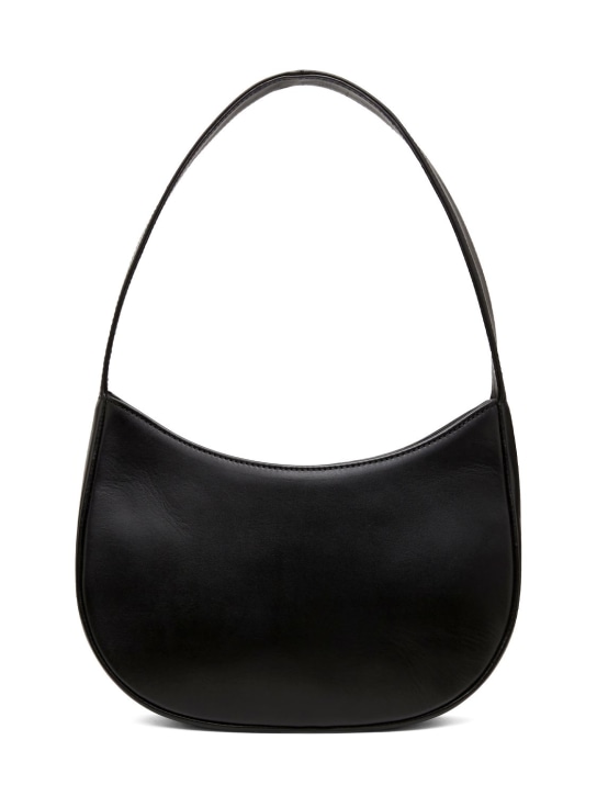 St. Agni: 90s leather shoulder bag - Siyah - women_0 | Luisa Via Roma