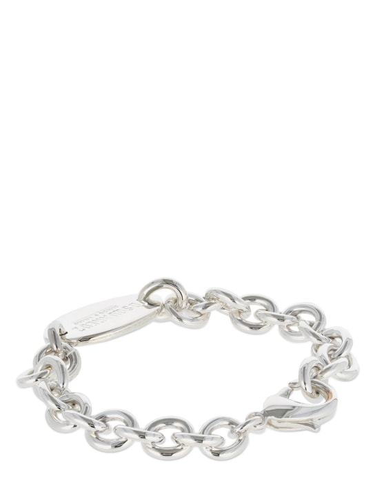 Dsquared2: Bracciale a catena con logo - men_3 | Luisa Via Roma