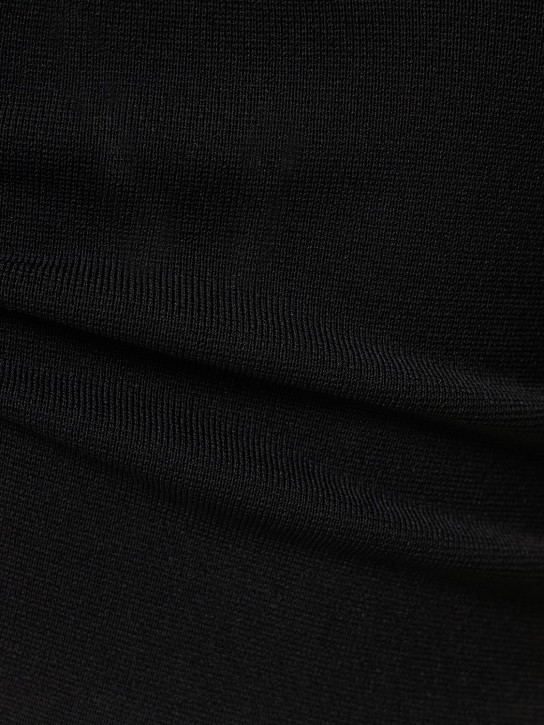 Matteau: Classic 90s viscose jersey top - Black - women_3 | Luisa Via Roma