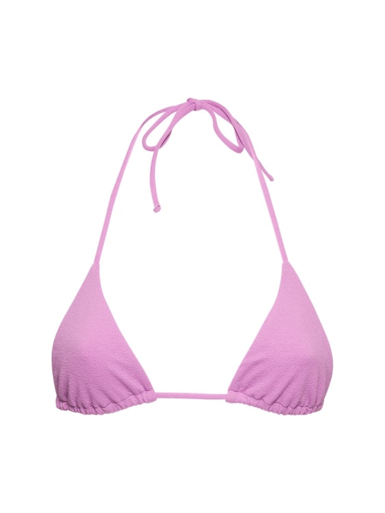 Matteau: Triangle string bikini top - Pink - women_0 | Luisa Via Roma