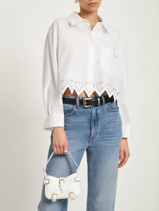 ALTUZARRA: Mini play leather bag - Optic White - women_1 | Luisa Via Roma
