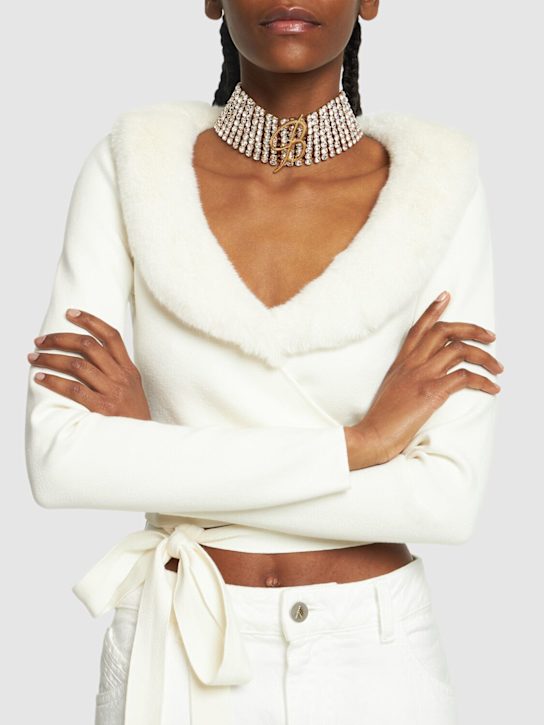 Blumarine: Gargantilla con cristales - women_1 | Luisa Via Roma