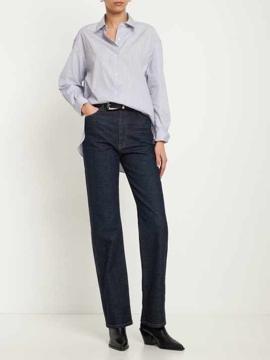 Nili Lotan: Yorke cotton poplin shirt - women_1 | Luisa Via Roma