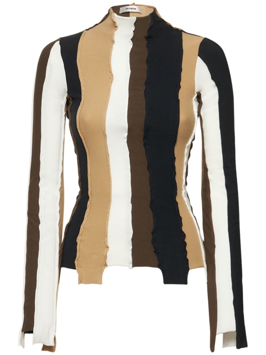 Interior: Baumwolloberteil mit Patchwork „The Locasia“ - Braun/Multi - women_0 | Luisa Via Roma