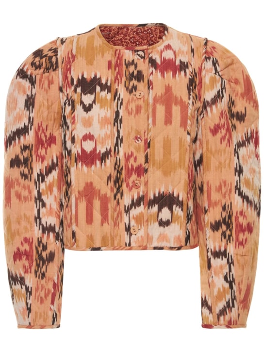Arabella printed cotton jacket