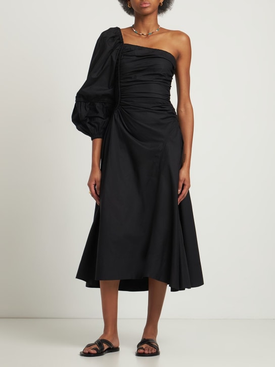 Fiorella cotton poplin midi dress - Thumbnail 2