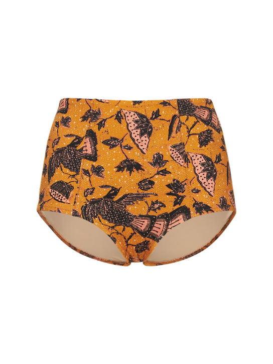 Ulla Johnson: Slip bikini Corsica stampati - Arancione/Multi - women_0 | Luisa Via Roma