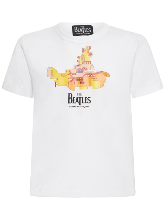 Comme des Garçons Play: Beatles yellow submarine printed t-shirt - men_0 | Luisa Via Roma