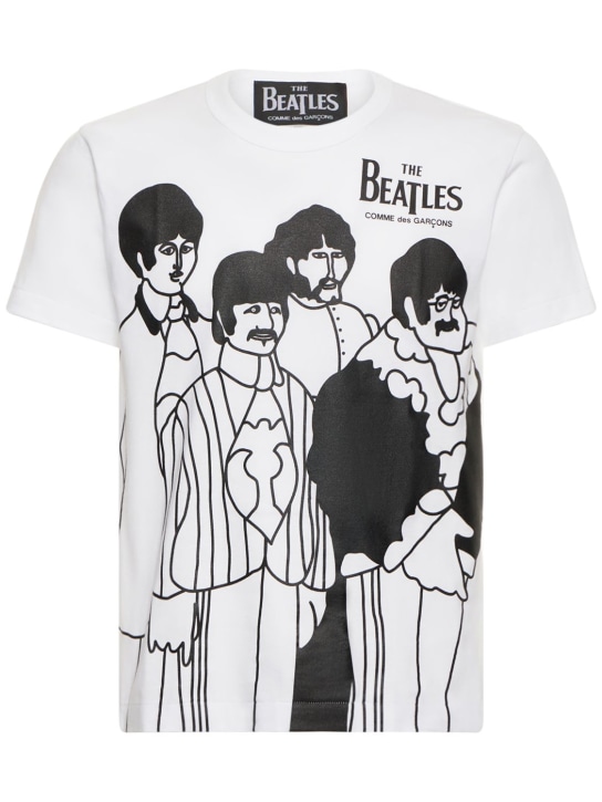Comme des Garçons Play: 비틀즈 프린트 티셔츠 - men_0 | Luisa Via Roma