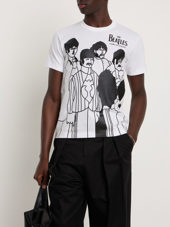Comme des Garçons Play: Beatles printed t-shirt - men_1 | Luisa Via Roma