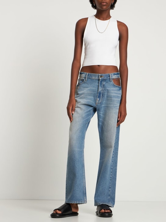 Gauchere: TANKTOP AUS BAUMWOLLMISCHUNG - Weiß - women_1 | Luisa Via Roma