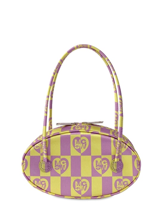 Marge Sherwood: Egg satin top handle bag - Yellow/Purple - women_0 | Luisa Via Roma