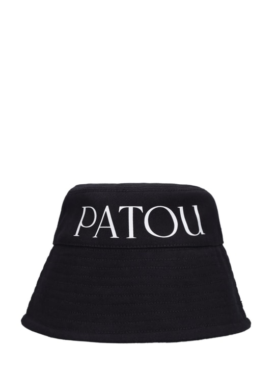 Patou: Cappello bucket Patou con logo - Nero - women_0 | Luisa Via Roma