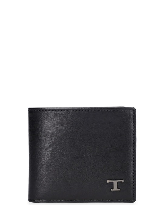 Tod's: Logo bifold wallet - men_0 | Luisa Via Roma