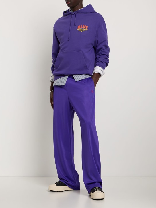 Bluemarble: Straight track pants - Purple - men_1 | Luisa Via Roma