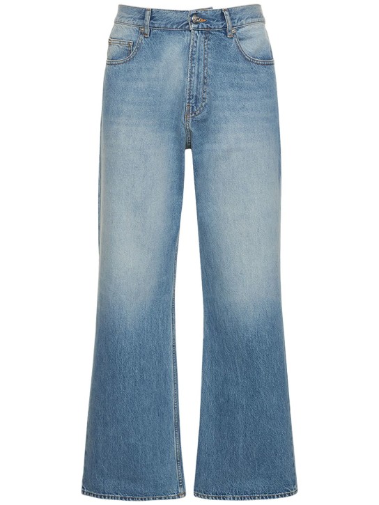 Bluemarble: Jeans de denim de algodón 27cm - Azul - men_0 | Luisa Via Roma