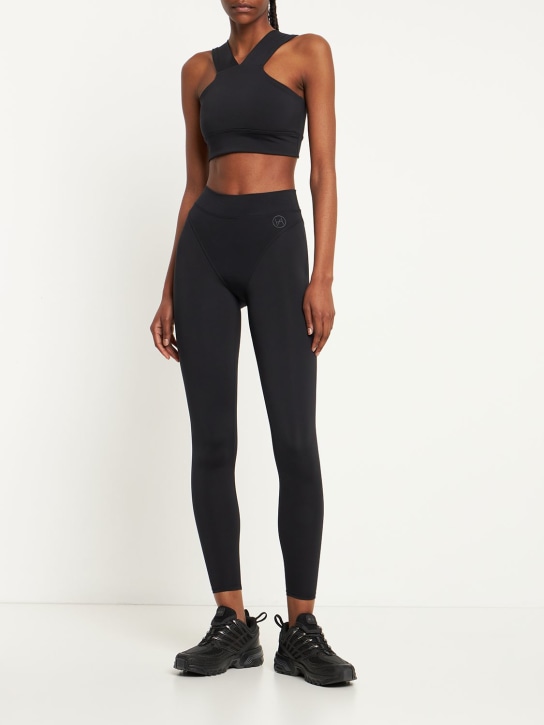 Héros: Leggings vita alta 80s - Nero - women_1 | Luisa Via Roma