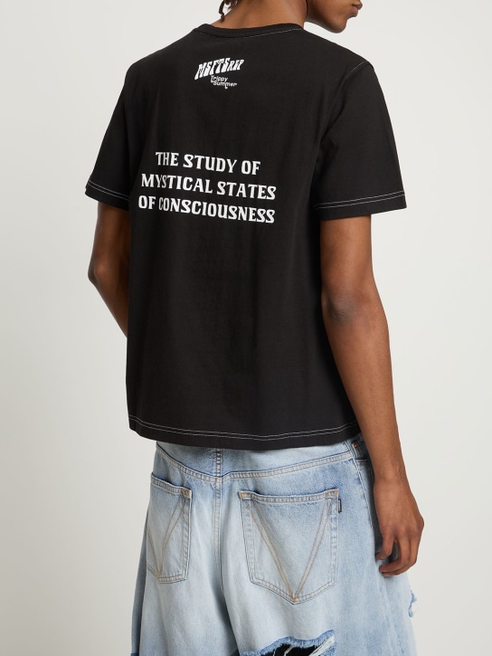 MSFTSrep: LVR Exclusive Study cotton t-shirt - Black - men_1 | Luisa Via Roma