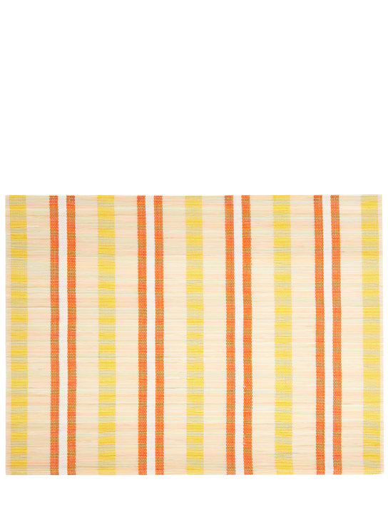 The Conran Shop: Set of 4 Le Sol bamboo placemats - Orange - ecraft_0 | Luisa Via Roma