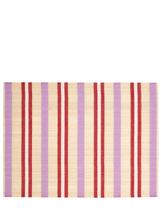 The Conran Shop: Set of 4 Le Sol bamboo placemats - Red - ecraft_0 | Luisa Via Roma