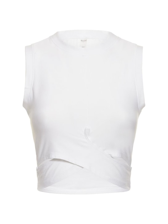 Featherweight Under Over Crop Vest Top, Beyond Yoga