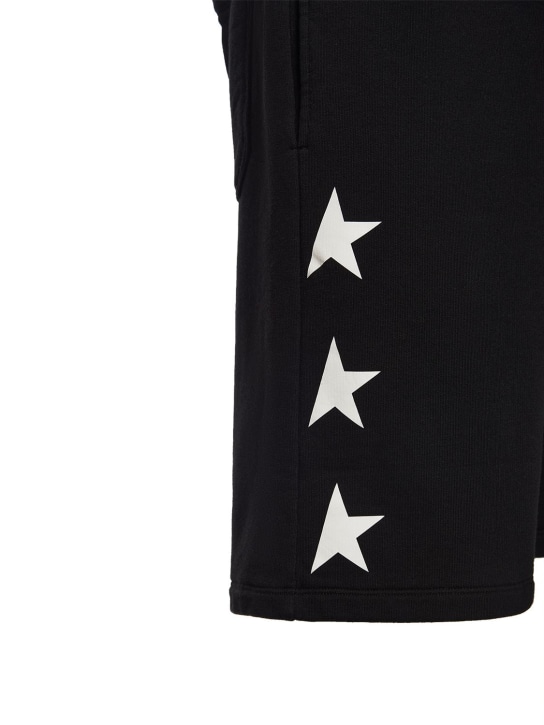 Star Logo Cotton Jersey Shorts - Golden Goose - Men 