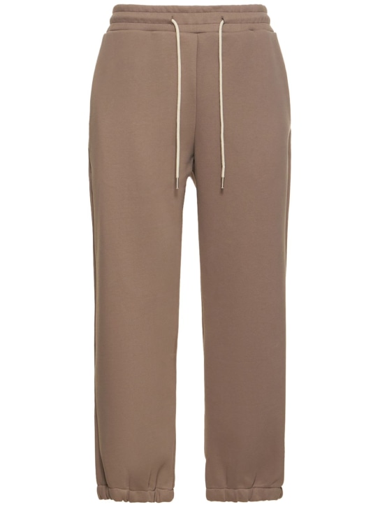 Seventh: Pantalon en coton mélangé V2 - Argile - men_0 | Luisa Via Roma