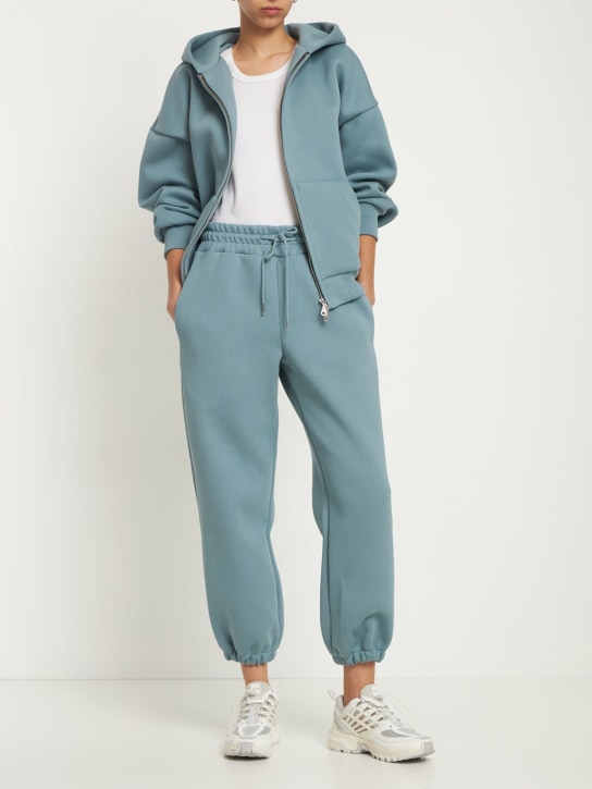 Seventh: V2 cotton blend sweatpants - Dollar Blue - women_1 | Luisa Via Roma
