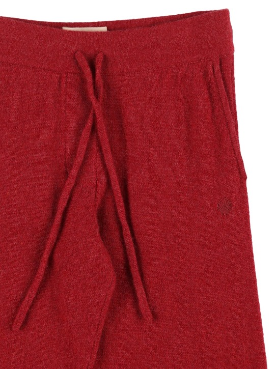 Loulou De Saison: JOGGINGHOSE AUS KASCHMIRSTRICK - Bordeaux - kids-girls_1 | Luisa Via Roma